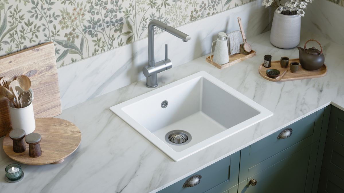 evier à encastrer evo blanc